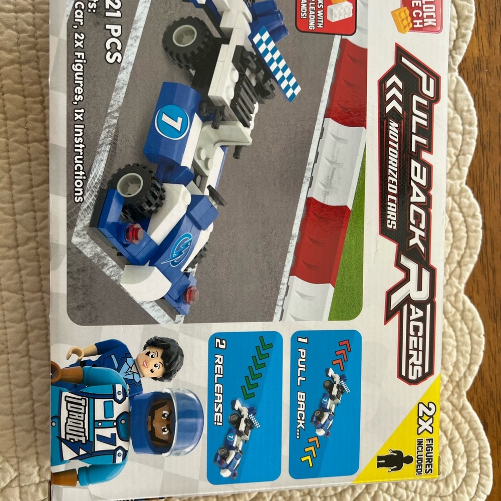 Block Tech Pullback Racers Motorized Cars - Picture 2 of 2